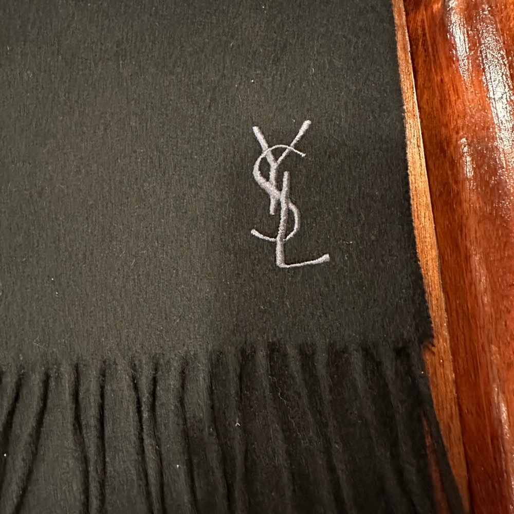 YSL wool scarf